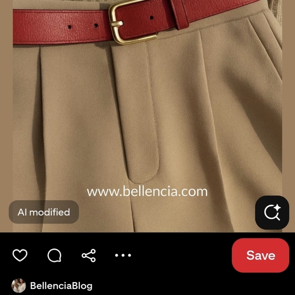 Vintage Diesel Red Suede Belt with Brass Buckle Size 80 . 39 Inch - Picture 15 of 15